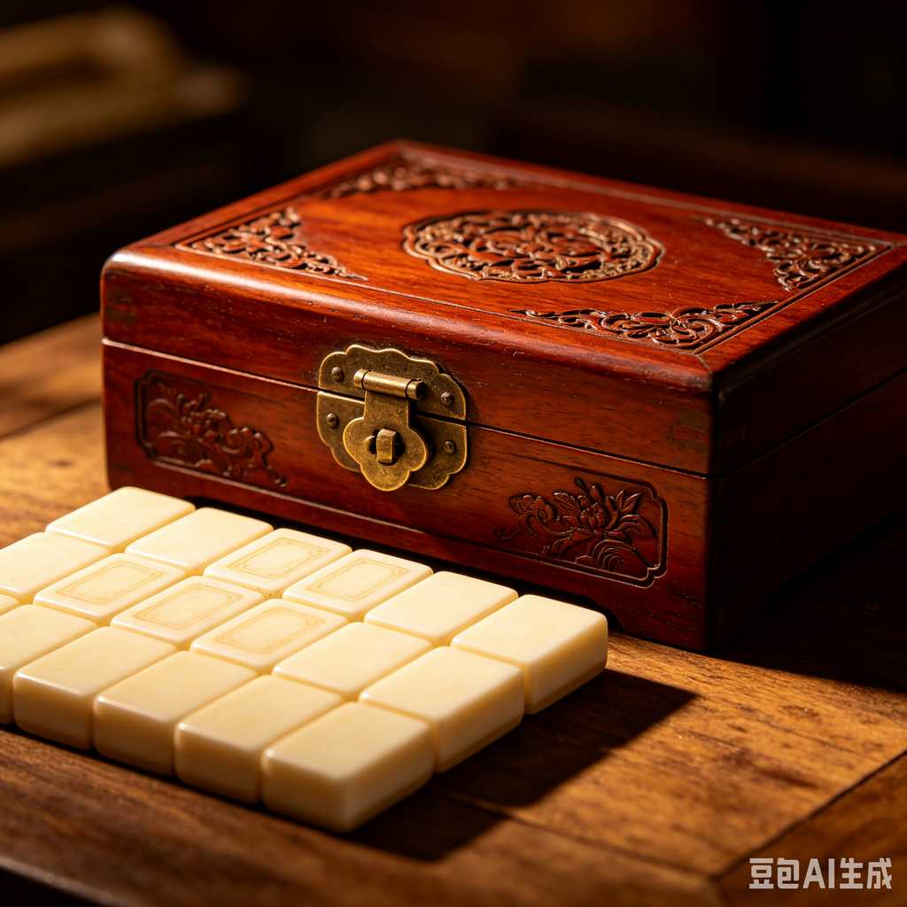 custom art mahjong set